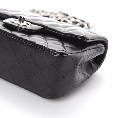 Chanel Lambskin Quilted Mini Rectangular Flap Black 8 of 8