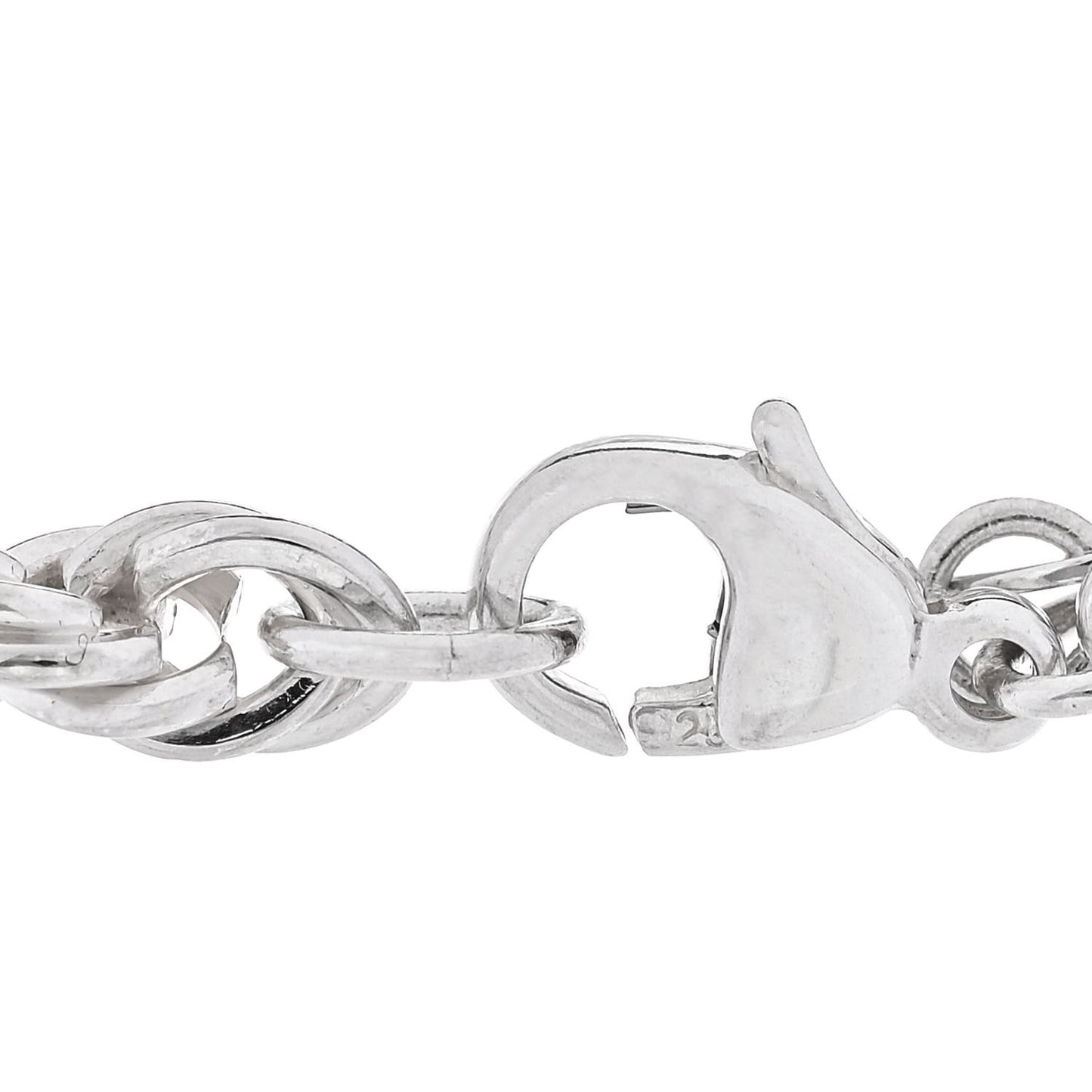 Sterling Silver Rope Chain Bracelet