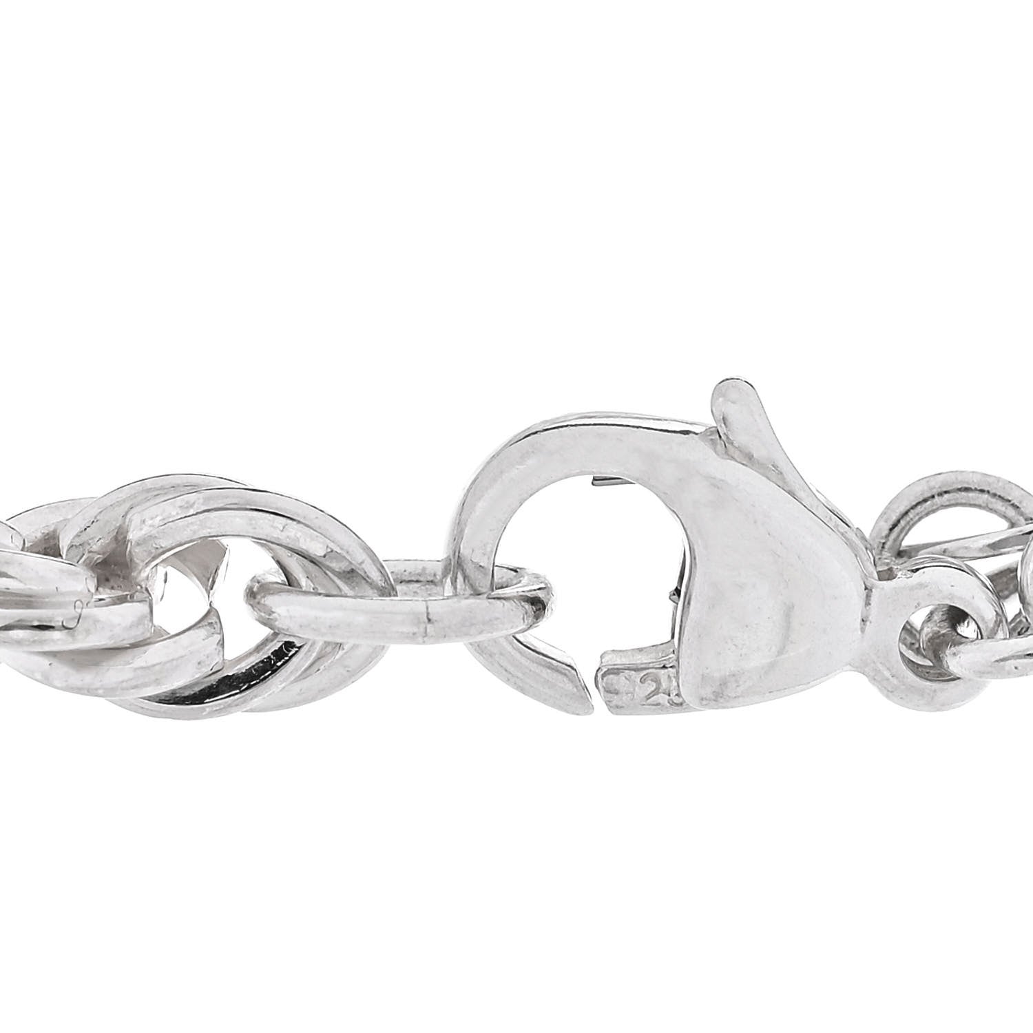 Tiffany Sterling Silver Rope Chain Bracelet 3 of 4