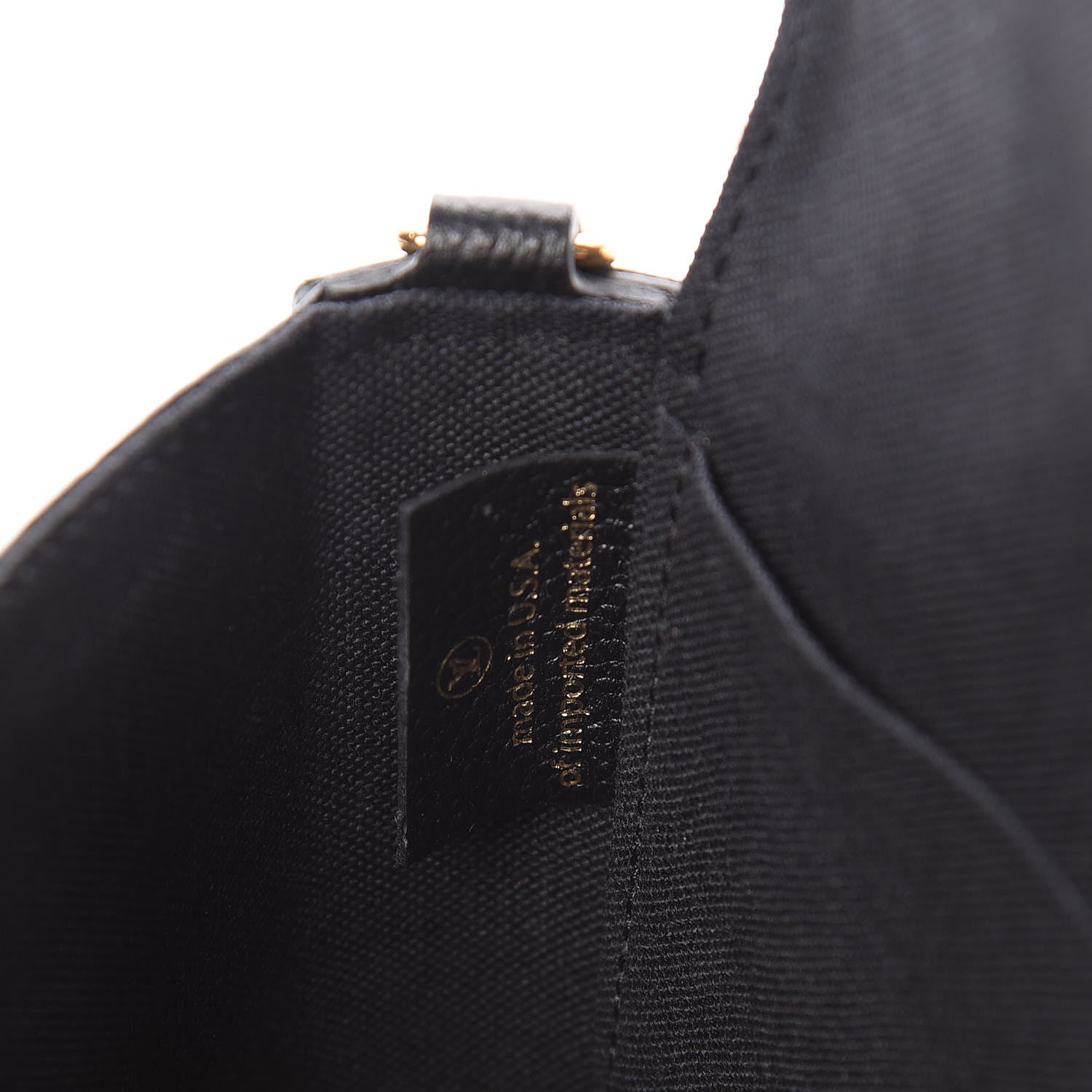Louis Vuitton Empreinte Pochette Felicie Chain Wallet Black 9 of 12
