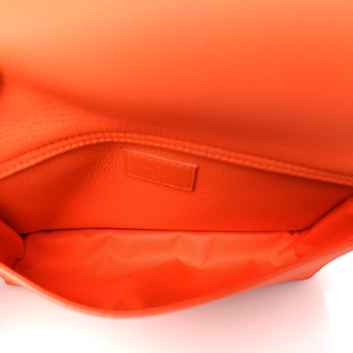 Grained Calfskin Aerogram New Sling Orange