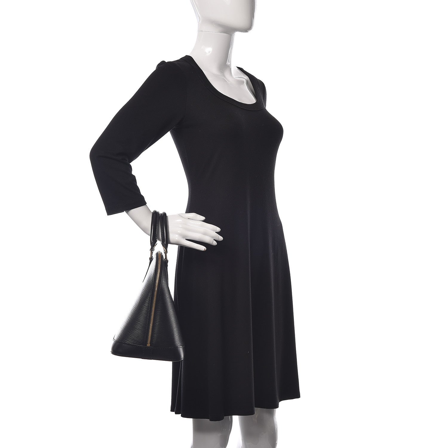Louis Vuitton Epi Alma PM Black 2 of 15