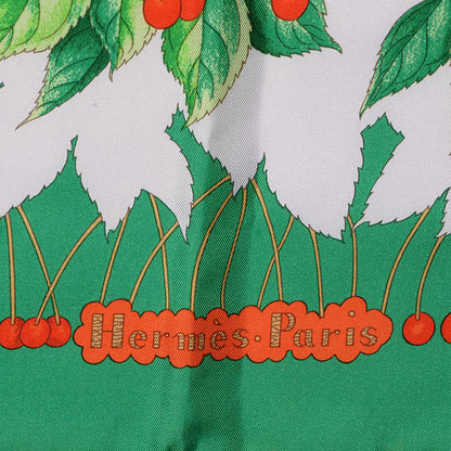 Hermes Silk Les Merises Scarf 90 4 of 5