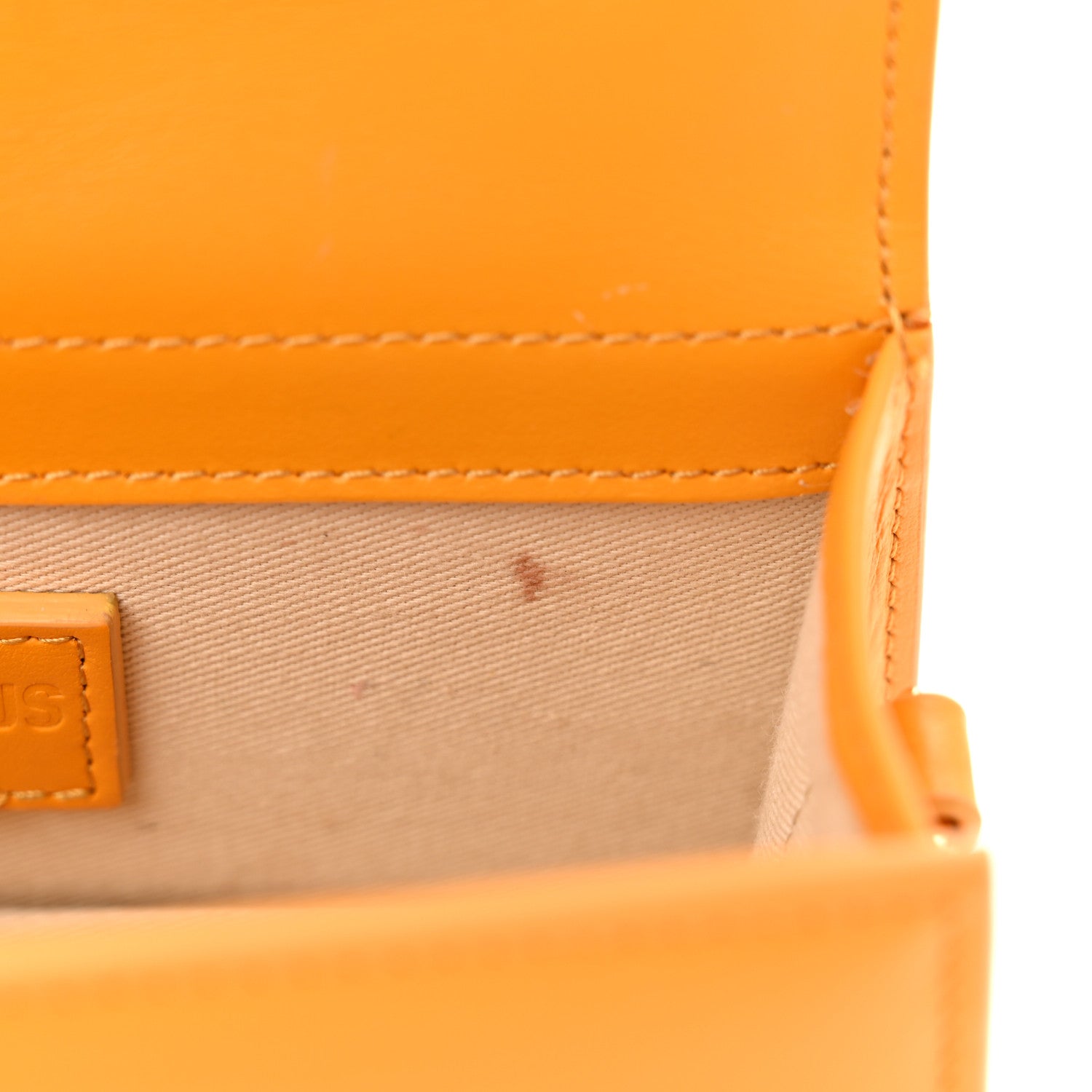 Jacquemus Smooth Calfskin Le Bambino Dark Yellow 9 of 10
