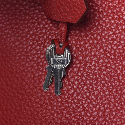Hermes Taurillon Clemence Retourne Kelly 35 Rouge Casaque 14 of 34