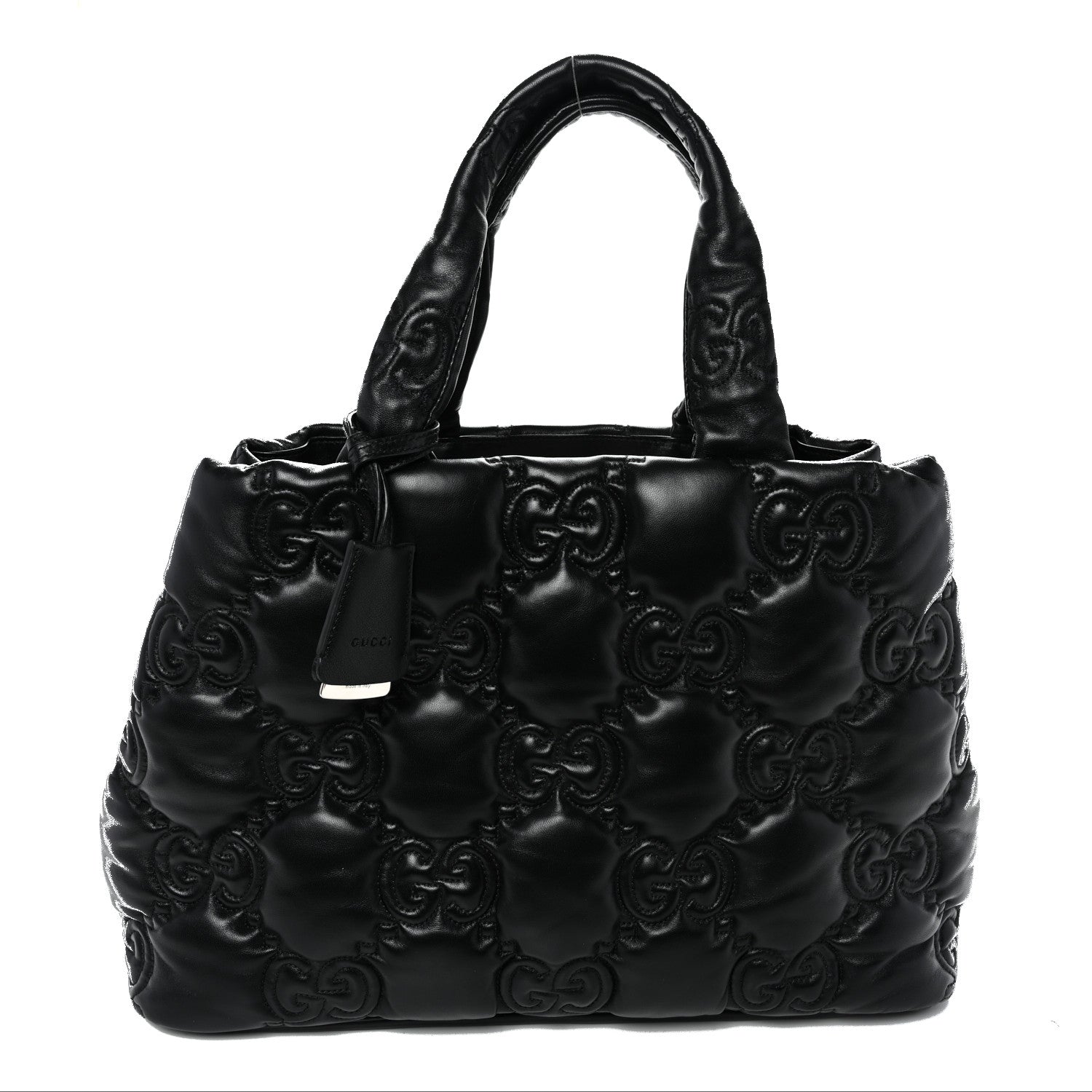 Gucci Calfskin GG Matelasse Large Tote Black 1 of 10