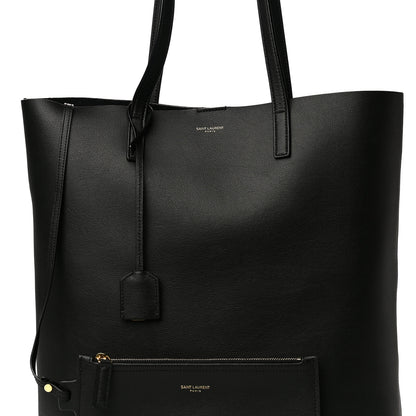Saint Laurent Calfskin North-South Shopping Tote Black 8 of 11
