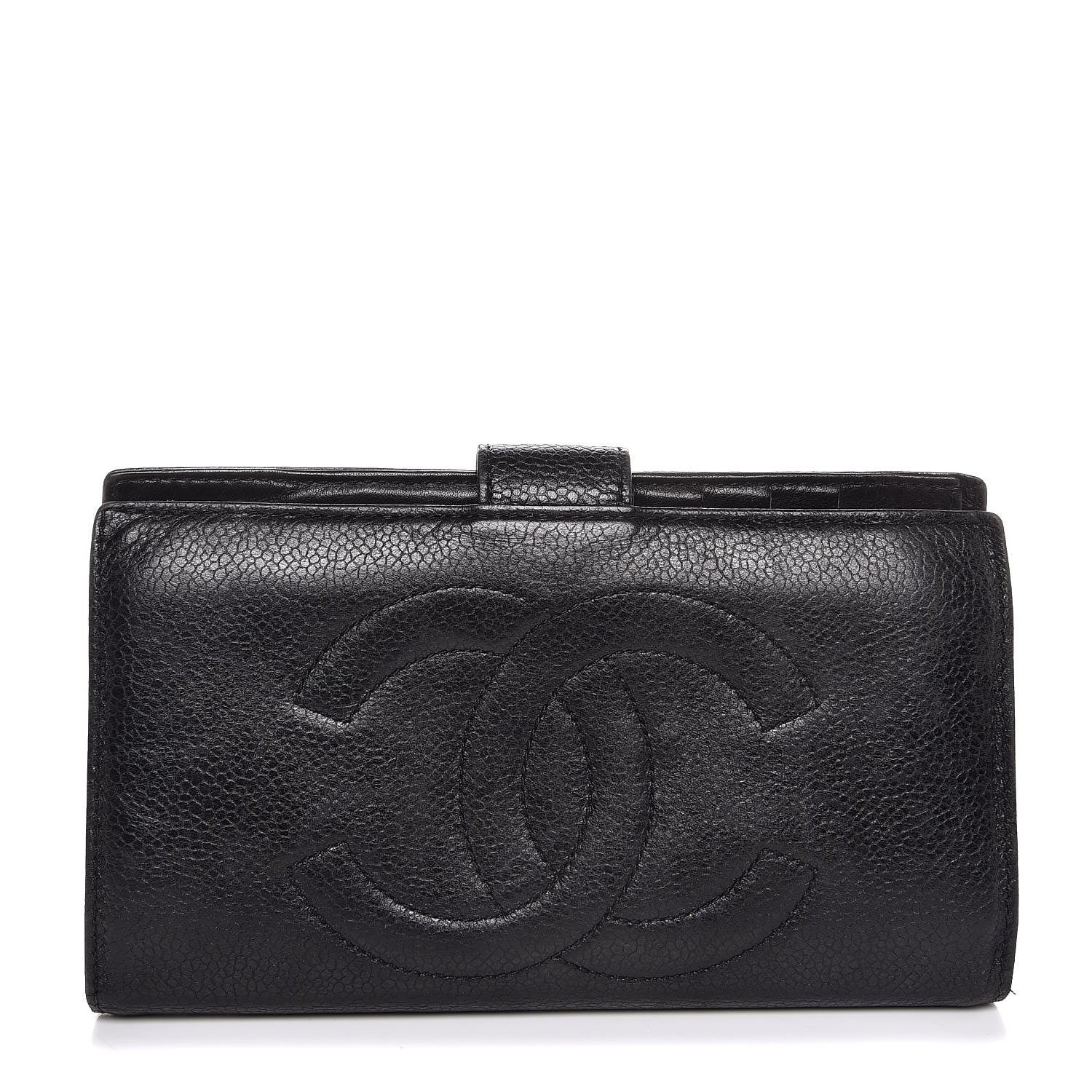 Chanel Caviar Timeless CC French Wallet Black 9 of 17