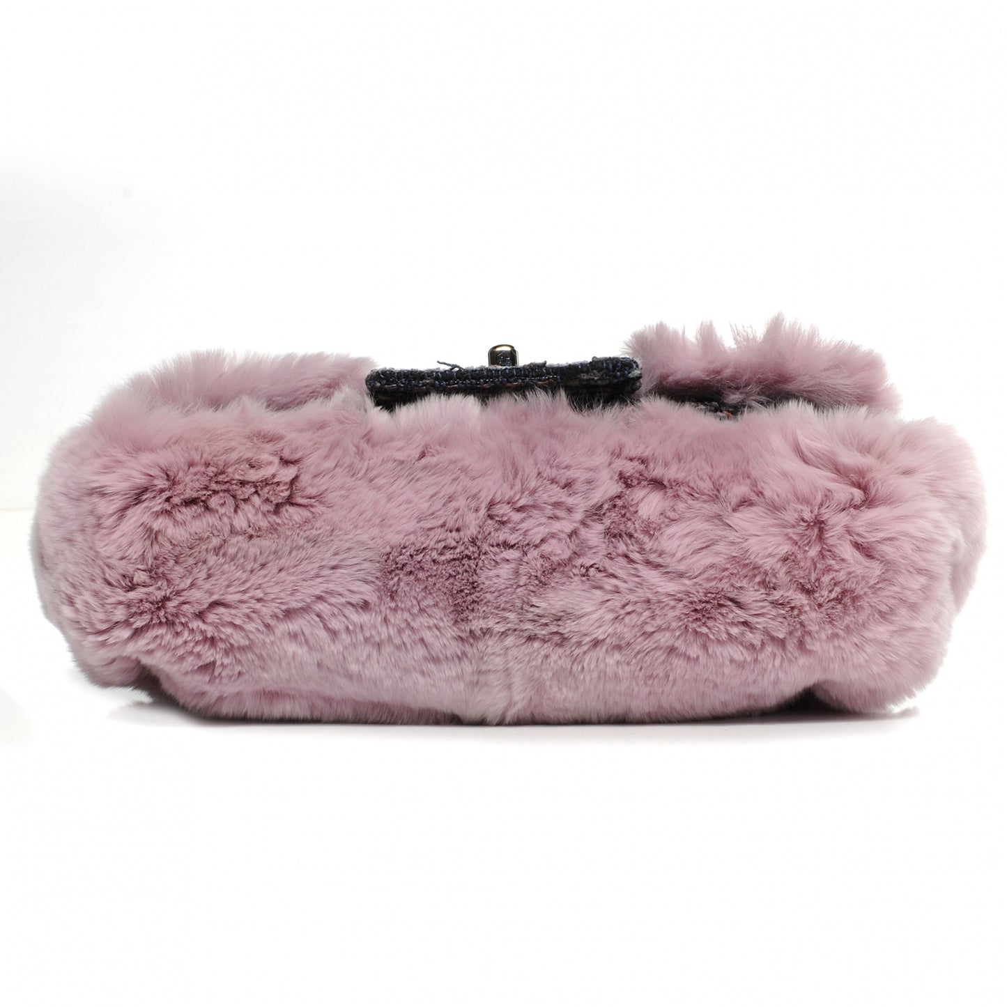 Fantasy Fur Tweed Flap Lilac