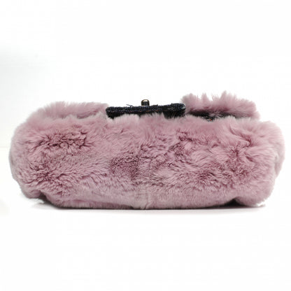 Chanel Fantasy Fur Tweed Flap Lilac 5 of 8