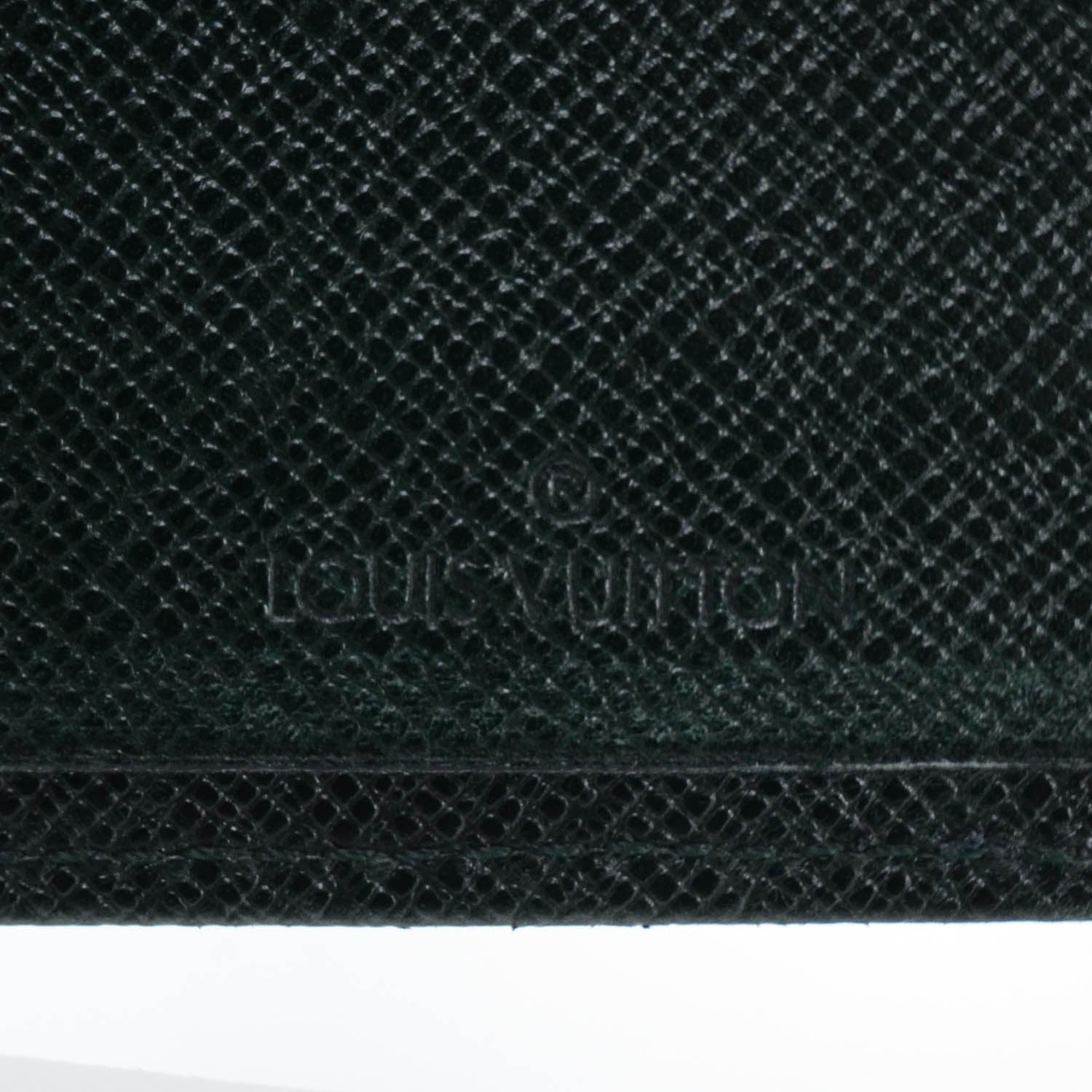 Louis Vuitton Taiga Checkbook Wallet Green 5 of 7