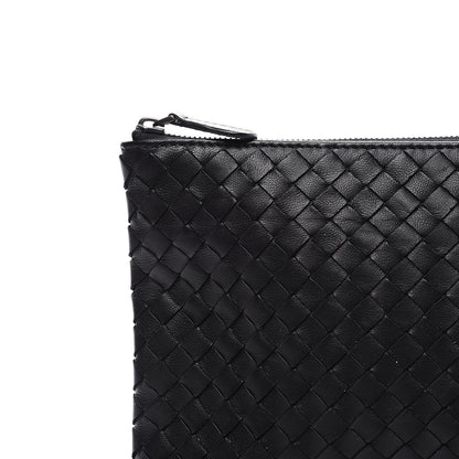 Bottega Veneta Nappa Intrecciato Zip Pouch Black 9 of 9