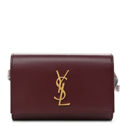 Saint Laurent Smooth Calfskin Monogram Kate Belt Bag Rouge Legion 1 of 10