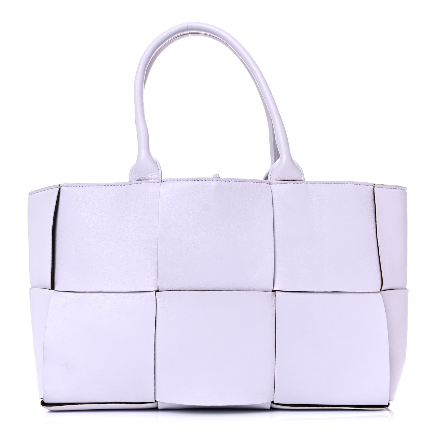 Nappa Maxi Intrecciato Small Arco Tote Mirth Washed Grape