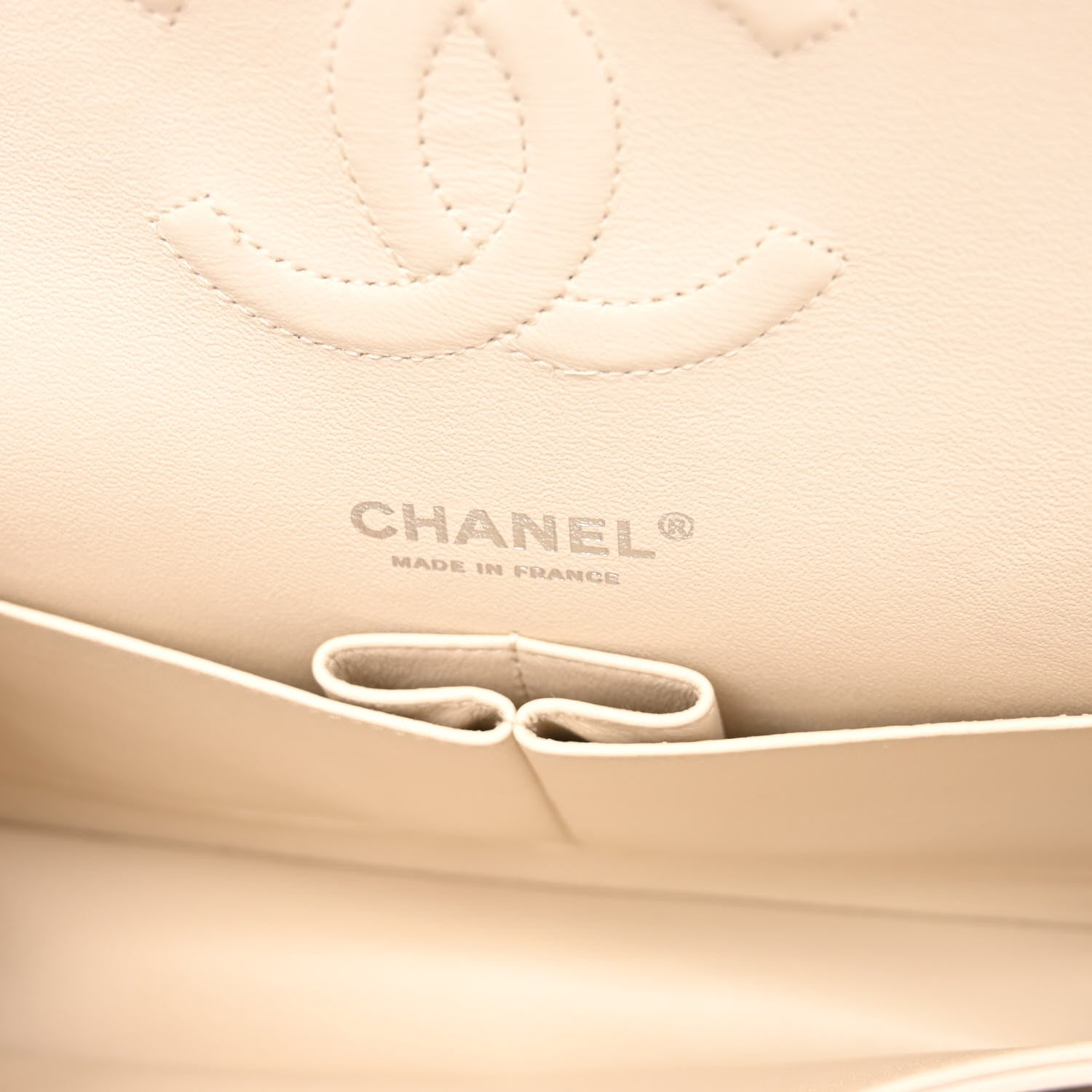 Chanel Tweed Quilted Medium Double Flap Beige Ecru Pink 6 of 10