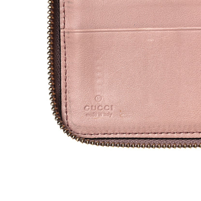 Gucci Patent Soho Zip Around Wallet Dark Cipria 6 of 23