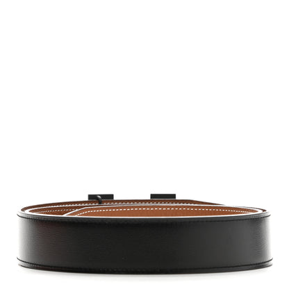 Hermes Box Togo 32mm Matte H Belt 90 Black Gold 2 of 7