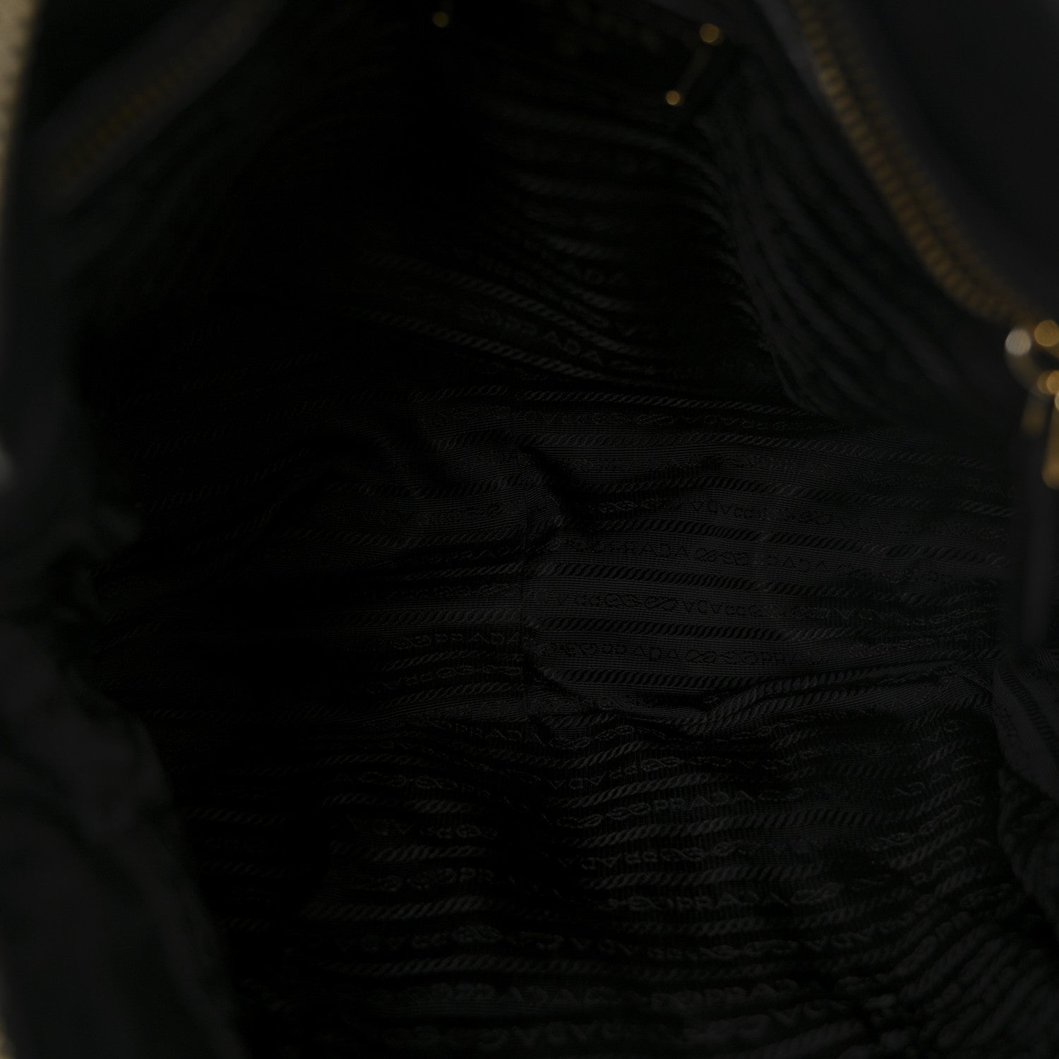 Prada Tessuto Nylon Gaufre Tote Black 5 of 9
