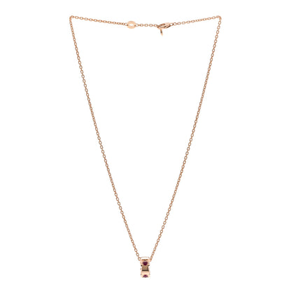 Bulgari 18K Rose Gold Ruby Serpenti Viper Pendant Necklace 3 of 7