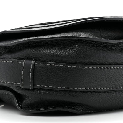 Chloe Calfskin Medium Marcie Round Crossbody Bag Black 9 of 11