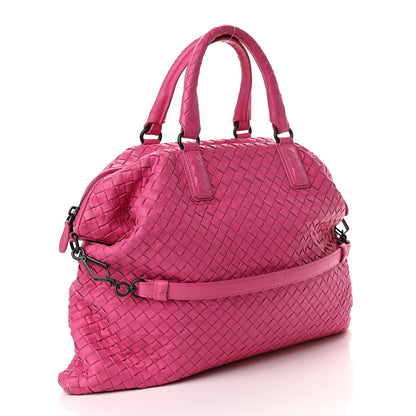 Bottega Veneta Nappa Intrecciato Maxi Convertible Tote Fuchsia 2 of 10