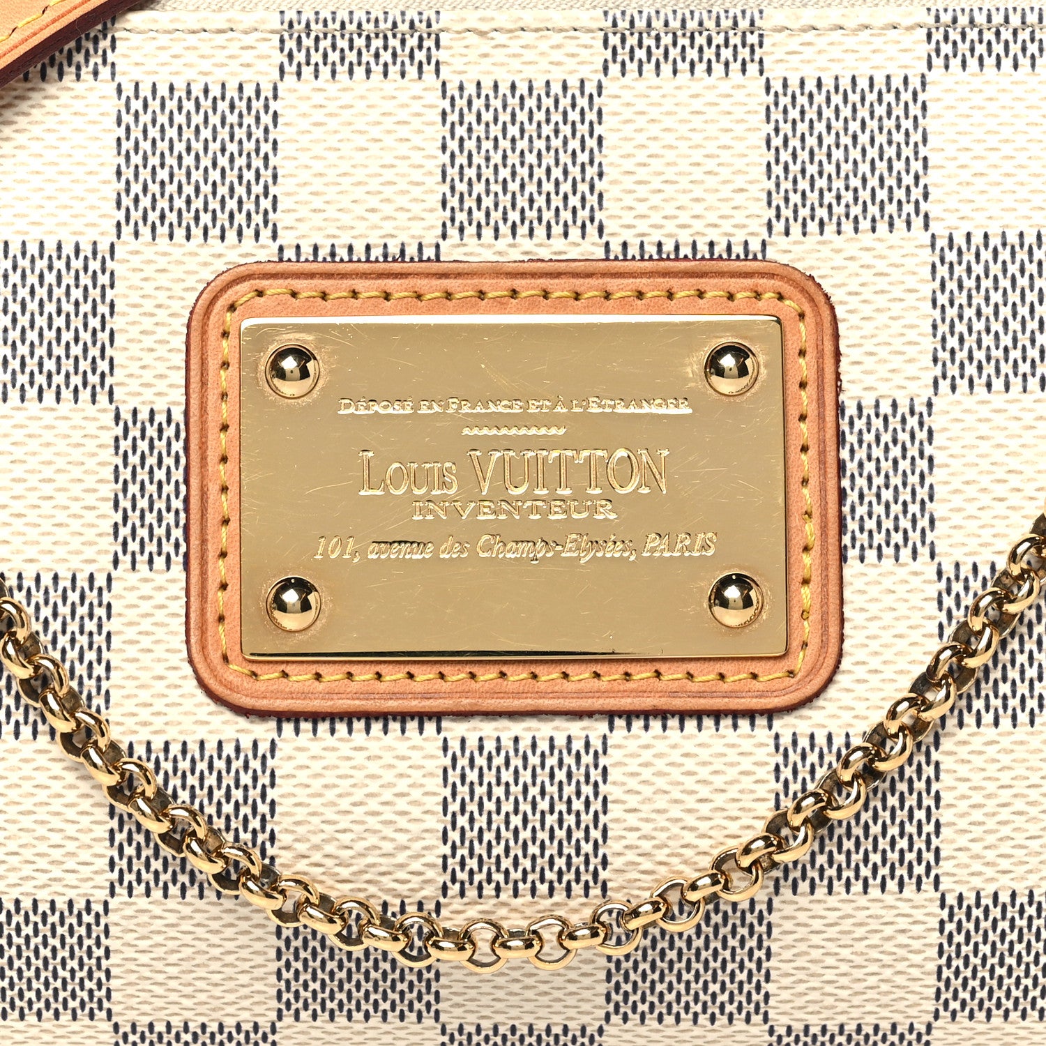 Louis Vuitton Damier Azur Eva Clutch 8 of 10