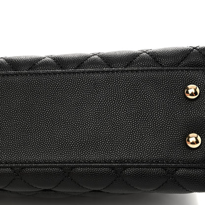 Chanel Caviar Quilted Mini Coco Handle Flap Black 11 of 12