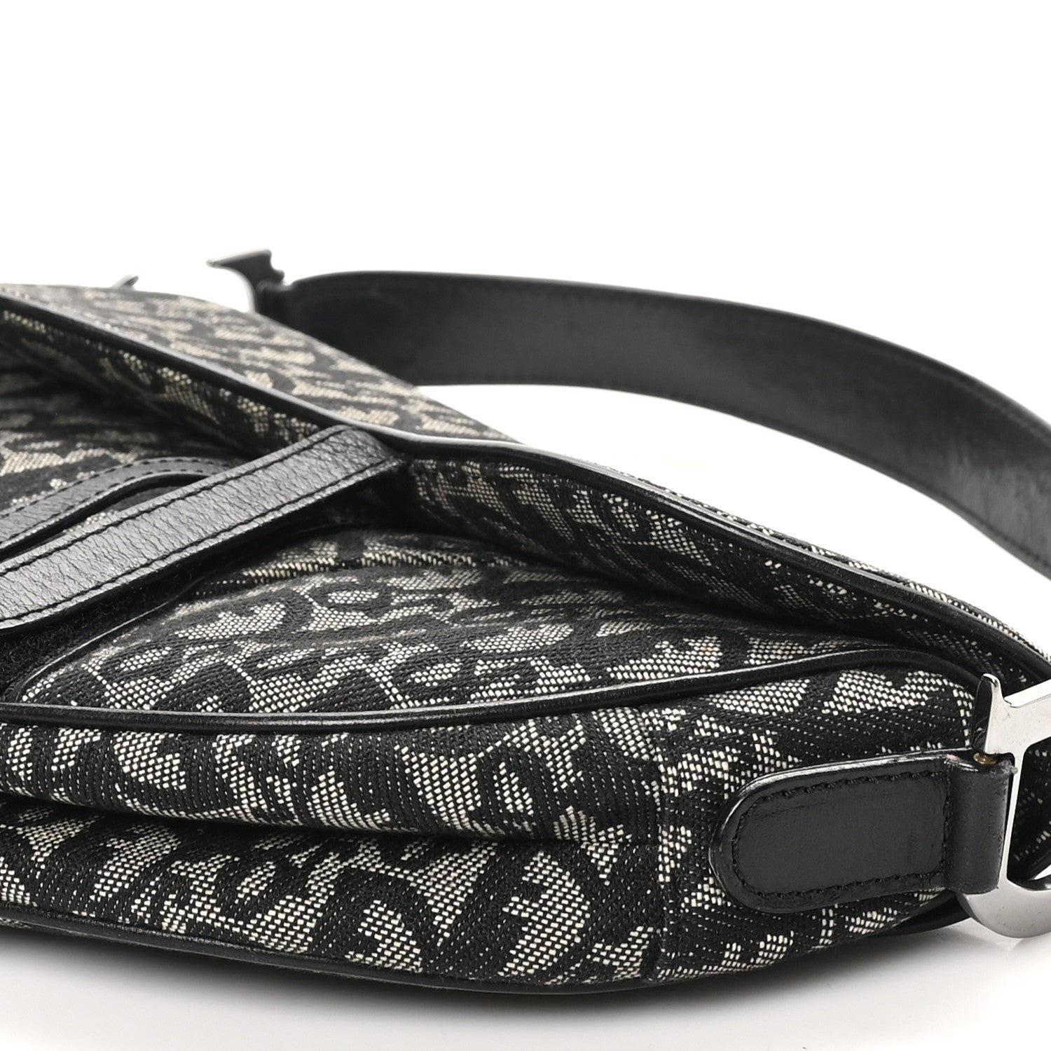 Christian Dior Monogram Saddle Bag Blue 10 of 10
