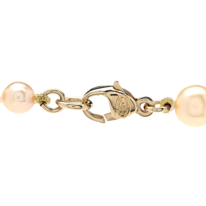 Chanel Pearl Multistrand CC Long Necklace Pearly White 5 of 6