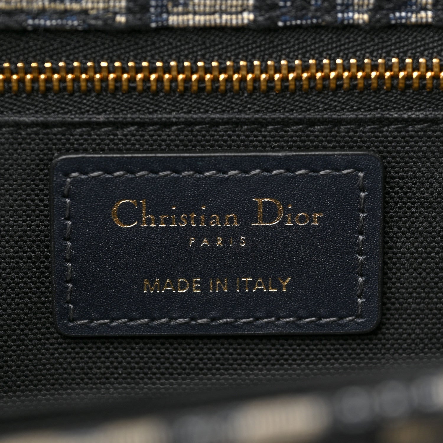 Christian Dior Oblique 30 Montaigne Chain Flap Bag Blue 6 of 10