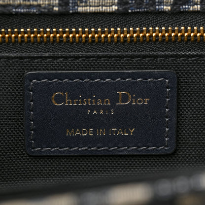 Christian Dior Oblique 30 Montaigne Chain Flap Bag Blue 6 of 10