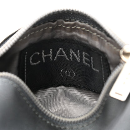 Chanel Nylon Mini Pouch Grey 6 of 10