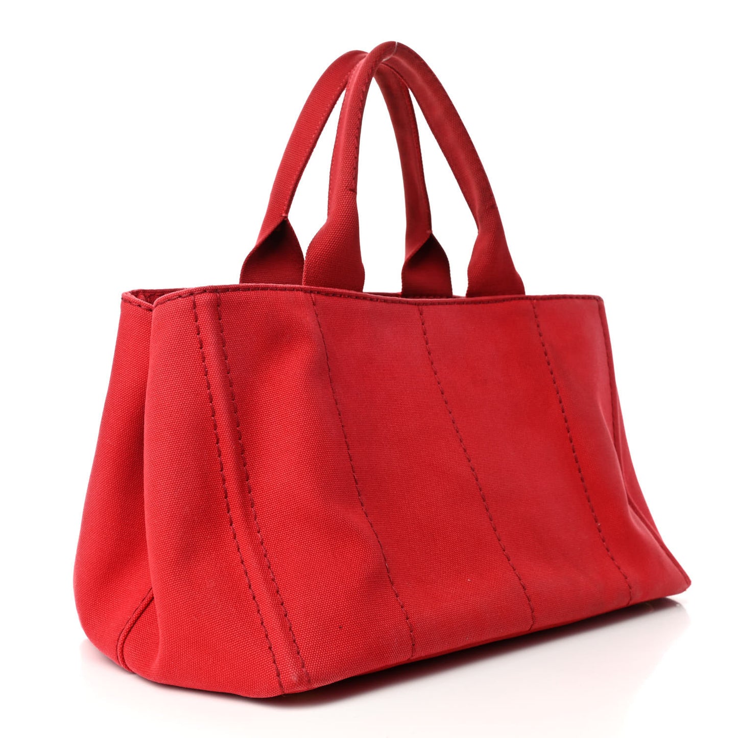 Canapa Logo Shopping Tote Rosso