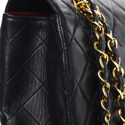 Chanel Lambskin Quilted XL Jumbo Single Flap Black 11 of 13