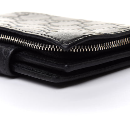 Gucci Guccissima Twins French Wallet Black 12 of 16