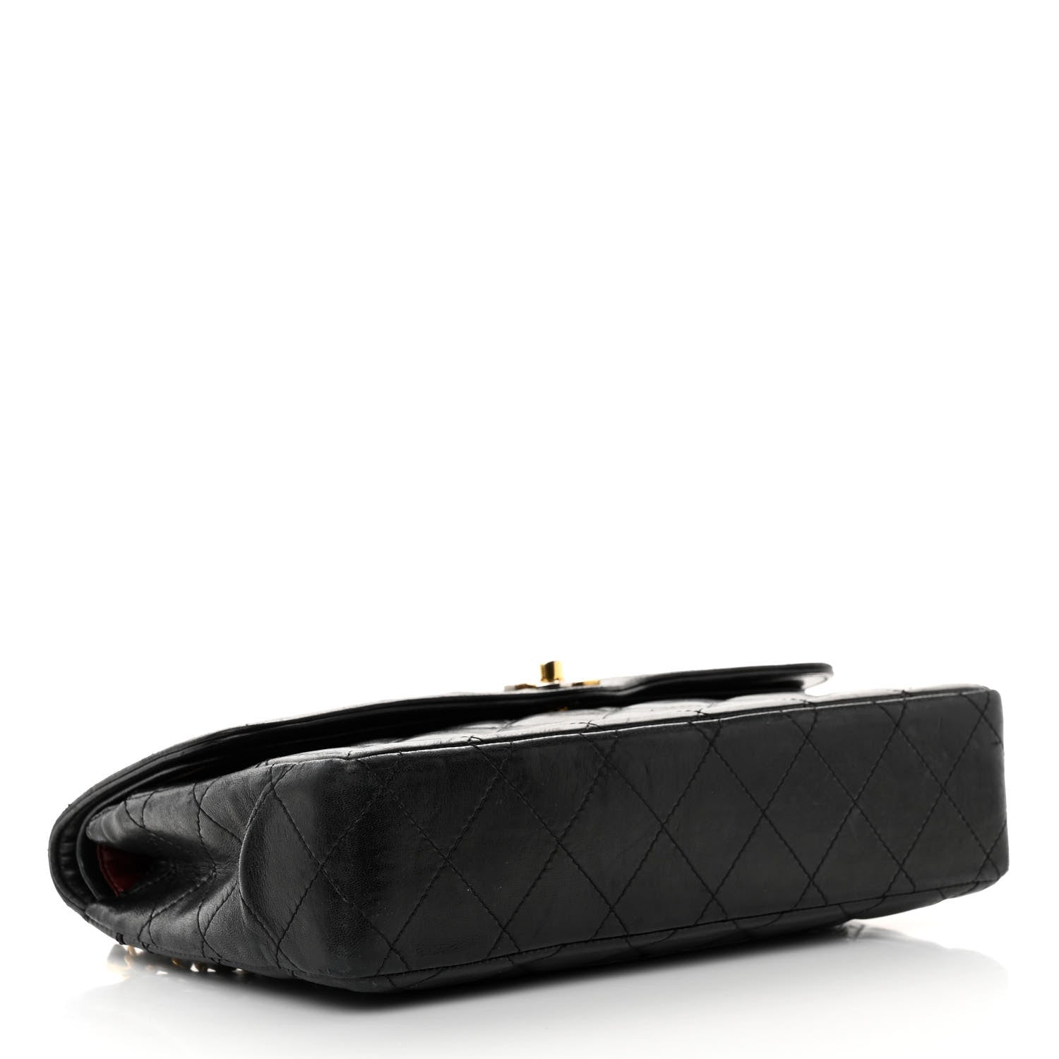 Chanel Lambskin Quilted Medium Single Flap Black 4 of 20