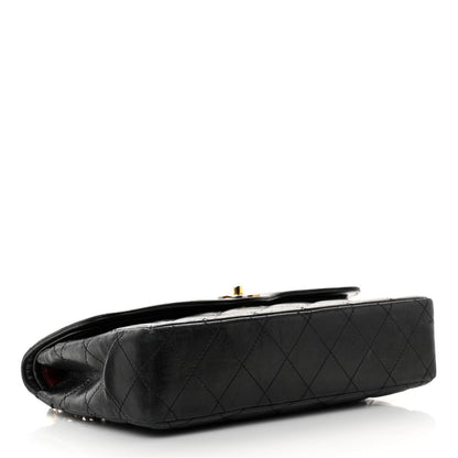 Chanel Lambskin Quilted Medium Single Flap Black 4 of 20