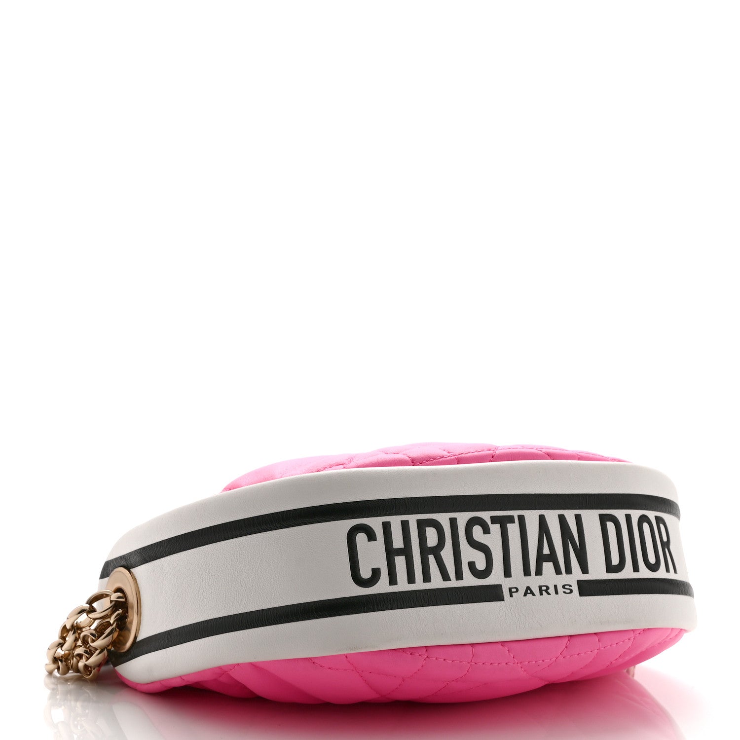 Christian Dior Lambskin Cannage Small Dior Vibe Hobo Bag Pink