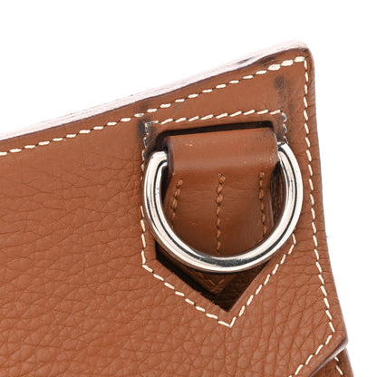 Hermes Taurillon Clemence Jypsiere 31 Gold 12 of 12