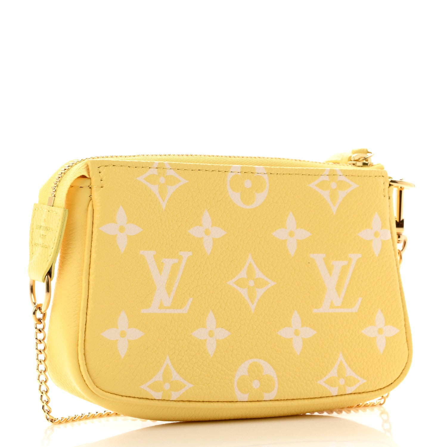 Louis Vuitton Empreinte Monogram Mini Pochette Accessories Lemon Curd Yellow 3 of 6