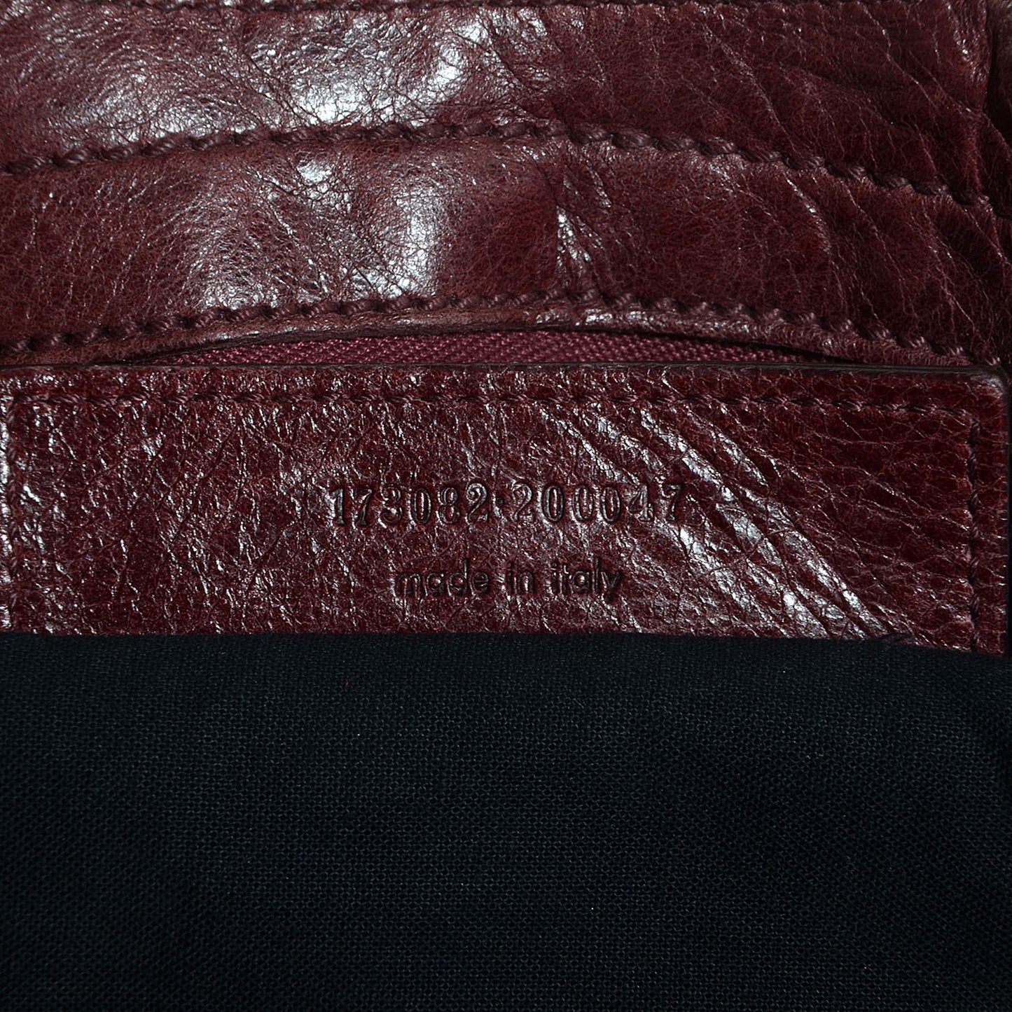 Agneau Giant 21 Silver Hardware Part Time Black Cherry