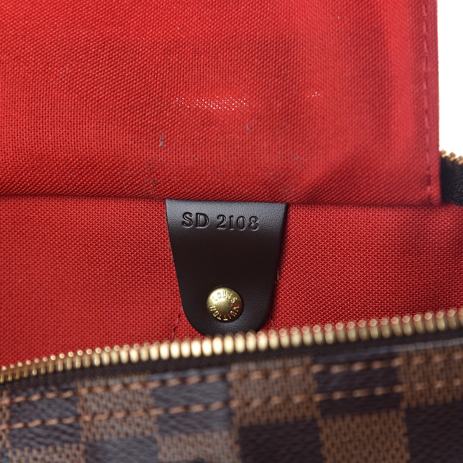 Louis Vuitton Damier Ebene Speedy Bandouliere 35 6 of 9