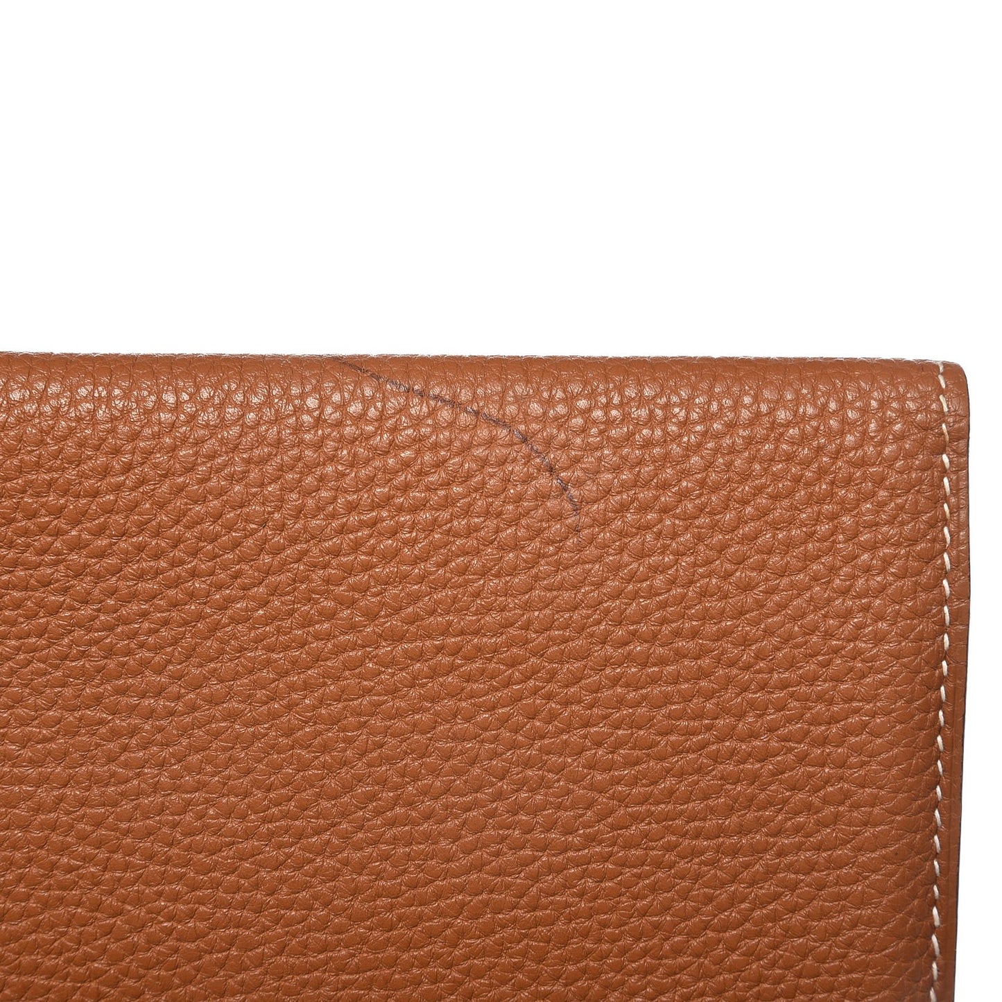 Togo Dogon Compact Wallet Gold