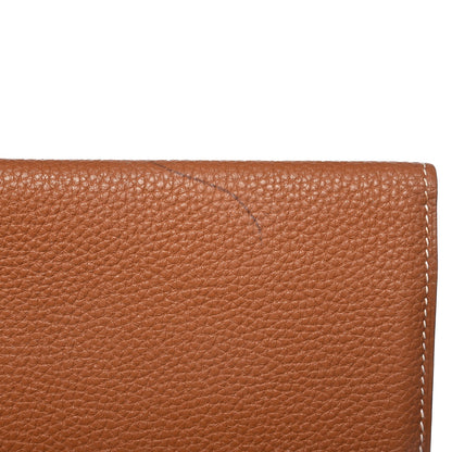 Hermes Togo Dogon Compact Wallet Gold 9 of 9