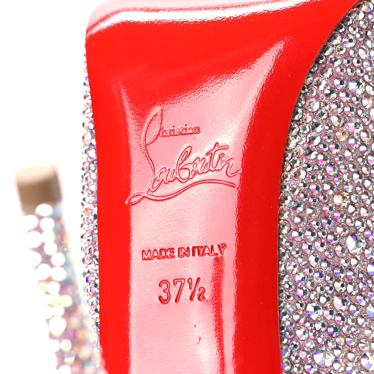 Suede Metallic Strass New Very Prive Pumps 37.5 Aurora Borea