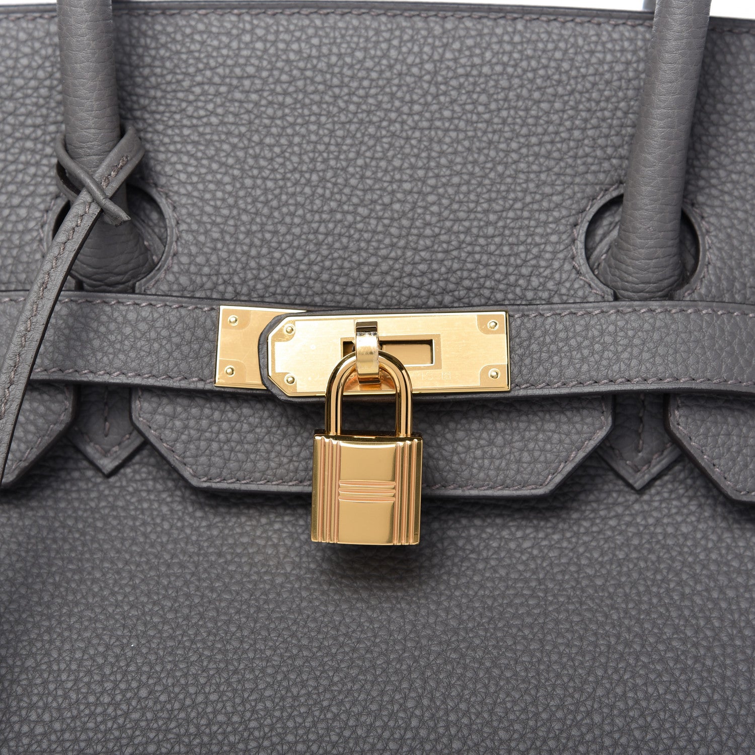 Hermes Togo Birkin 35 Etain 10 of 11
