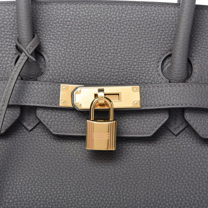 Hermes Togo Birkin 35 Etain 10 of 11