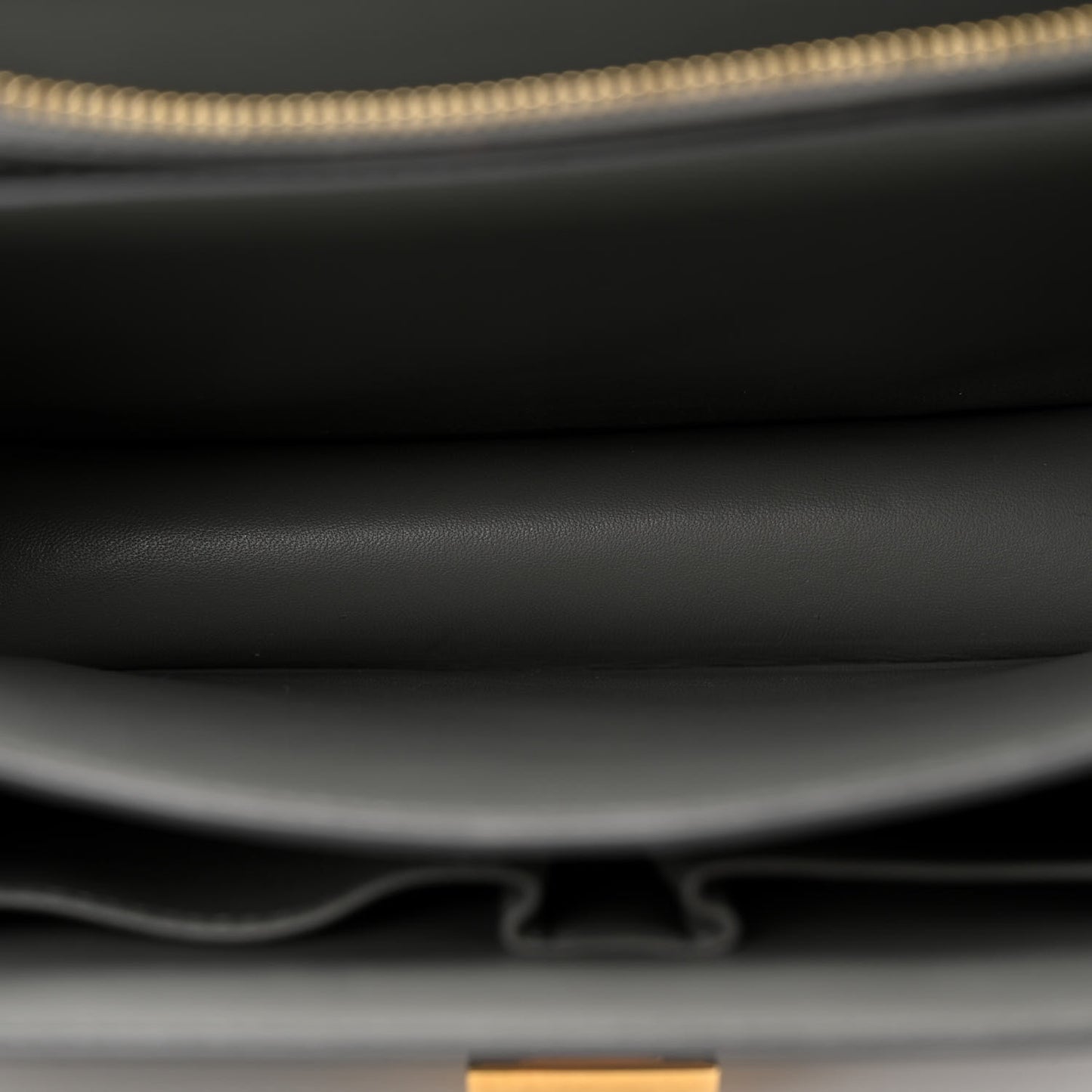 Box Calfskin Medium Classic Box Flap Bag Zinc