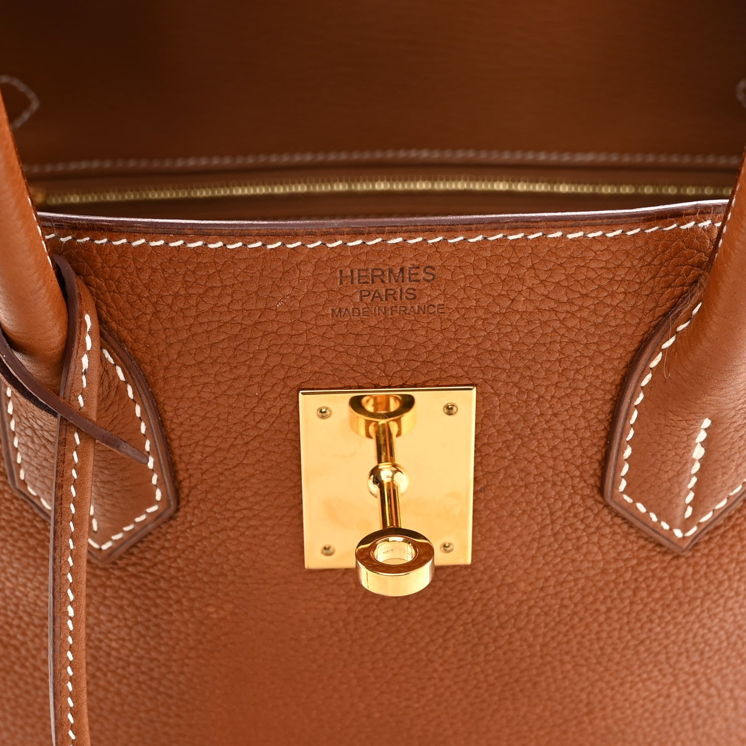 Hermes Natural Barenia Faubourg Birkin 30 Fauve 6 of 13