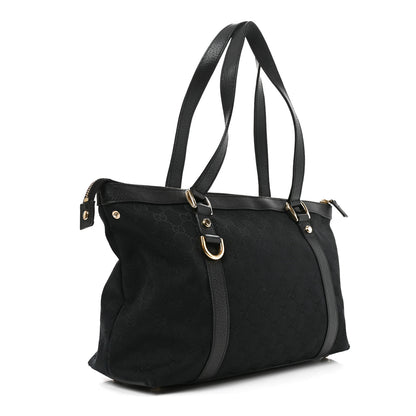 Gucci Monogram Medium Abbey Tote Black 3 of 10